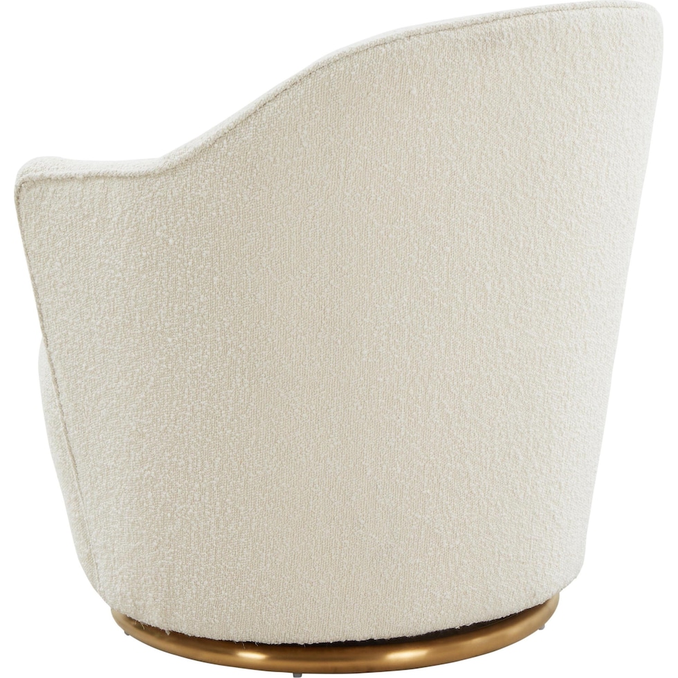 wanda white accent chair   