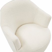 wanda white accent chair   