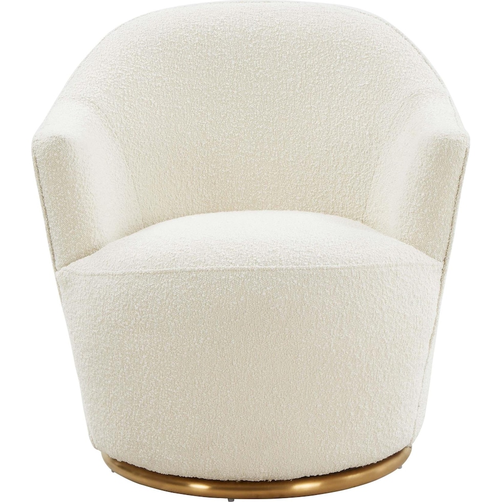 wanda white accent chair   