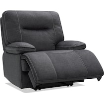 warner gray recliner   