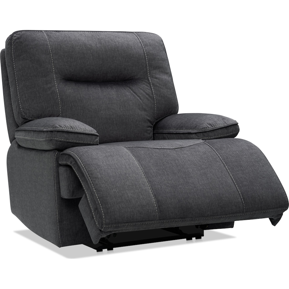 warner gray recliner   