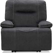 warner gray recliner   