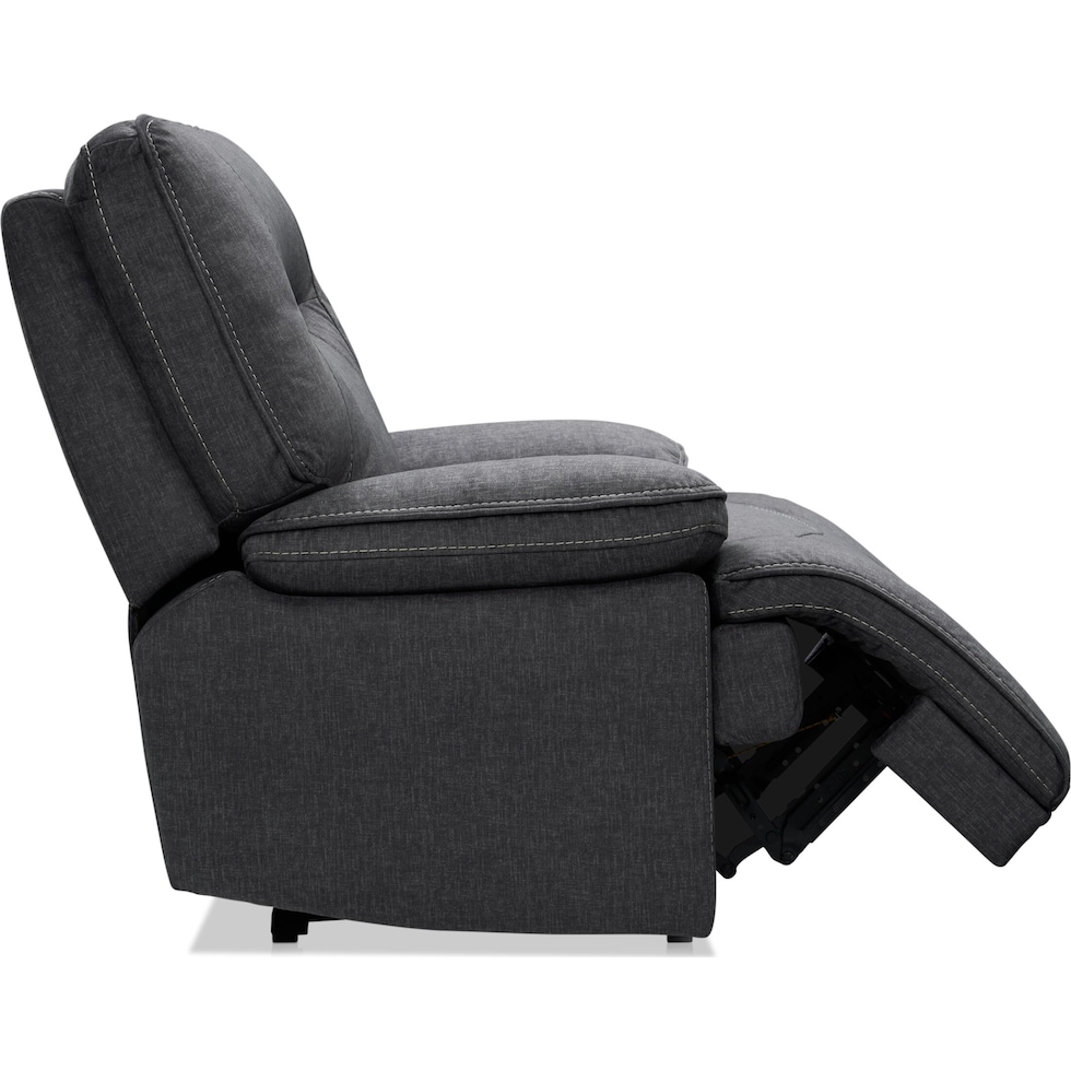 warner gray recliner   