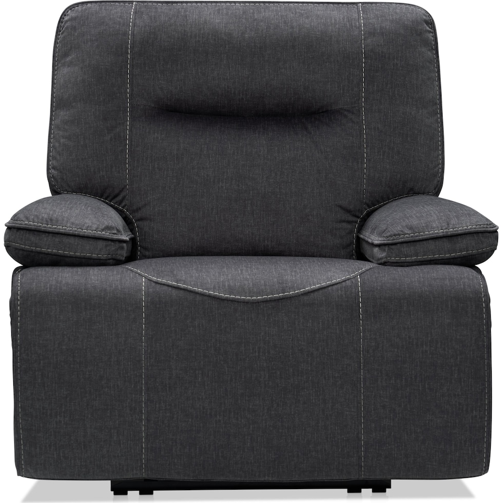 warner gray recliner   