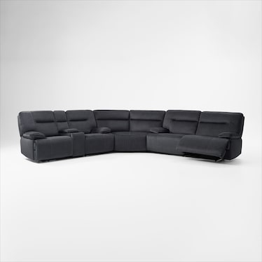 Warner 3-Piece Manual Reclining Sectional