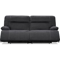 warner gray sofa   