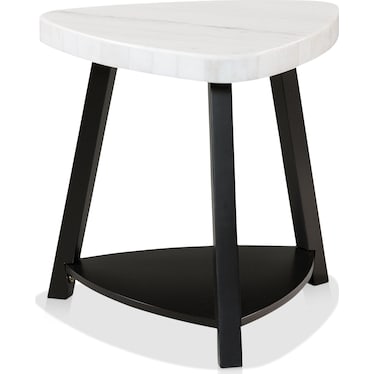 Wasilla Marble End Table