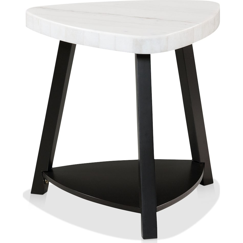wasilla marble end table   