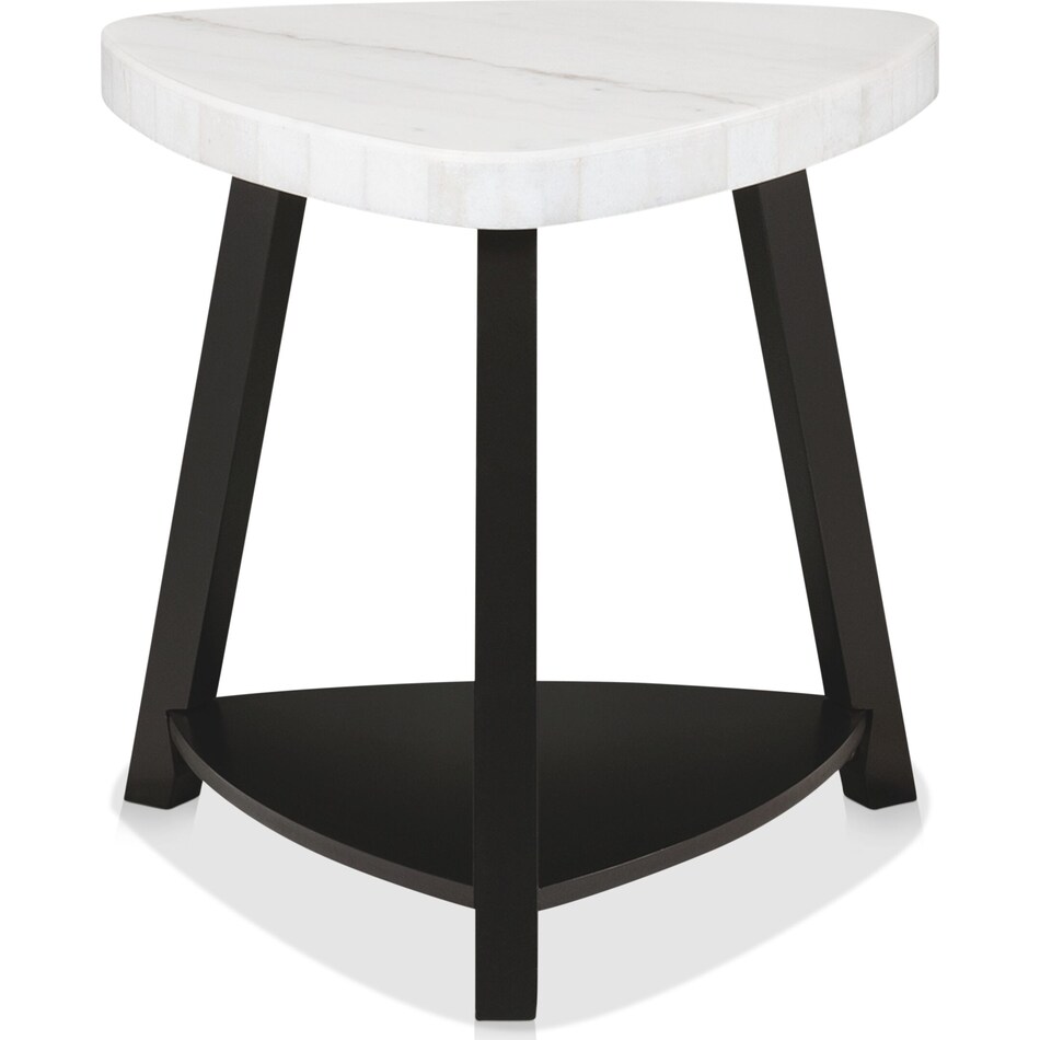 wasilla marble end table   