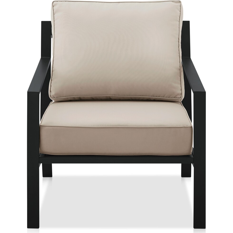 watson black outdoor loveseat set   