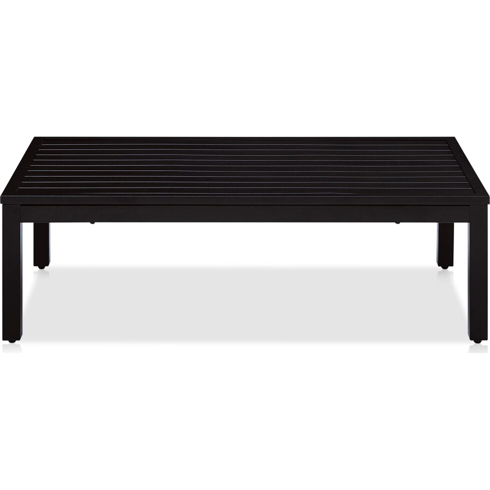 watson black outdoor loveseat set   