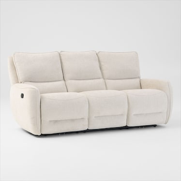 Wayne Manual Reclining Sofa and Loveseat with Console Set