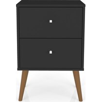 webb bedroom black nightstand   