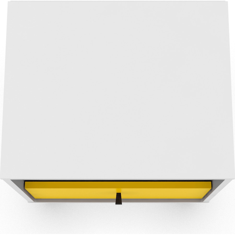 webb bedroom white yellow nightstand   