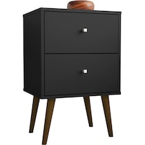 webb black nightstand   