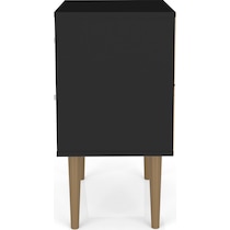 webb black nightstand   