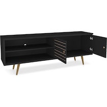 webb black tv stand   