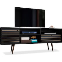 webb black tv stand   