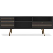 webb black tv stand   