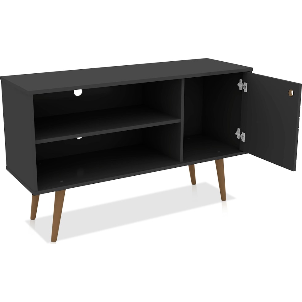 webb black tv stand   