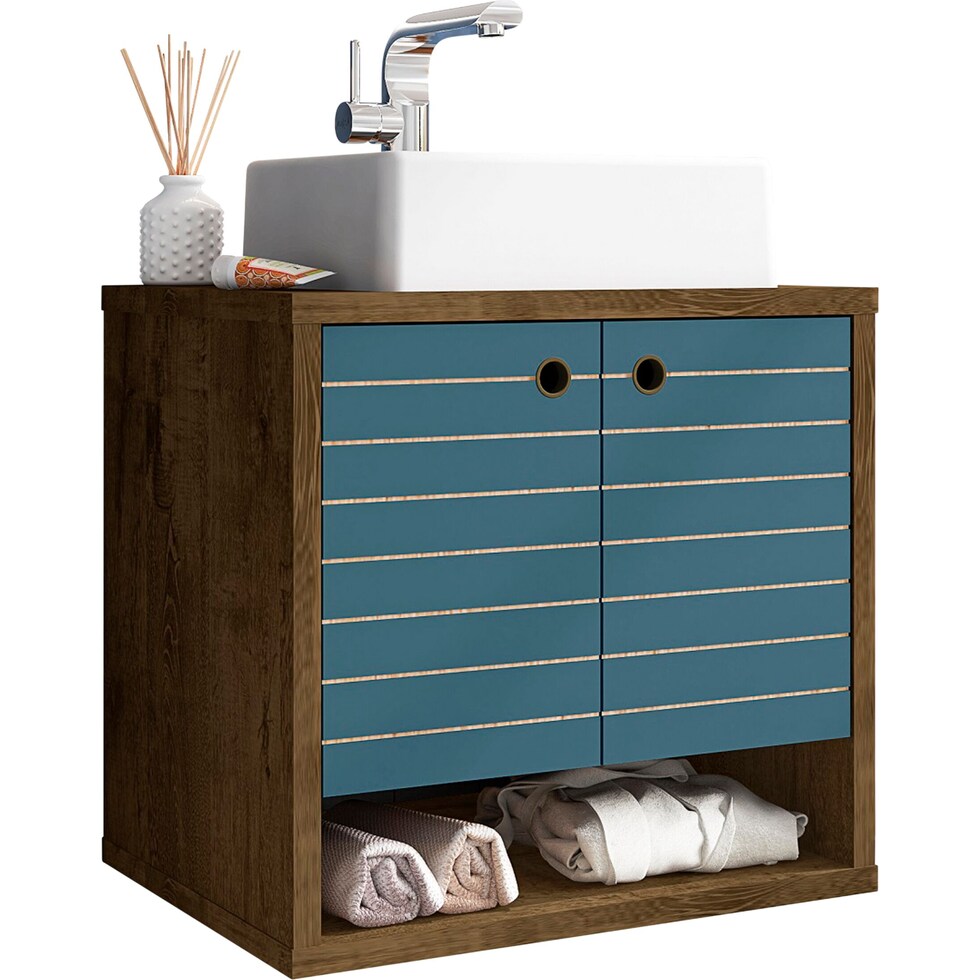 webb brown aqua bathroom vanity   