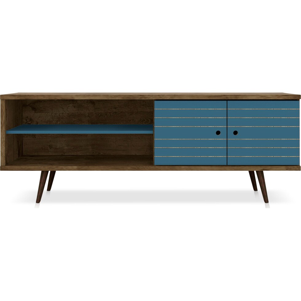 webb brown aqua tv stand   