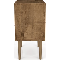 webb brown blue nightstand   