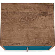 webb brown blue nightstand   