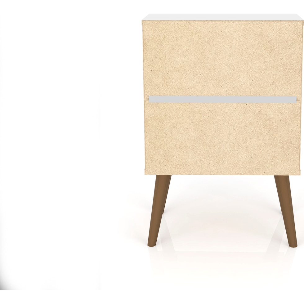 webb brown blue nightstand   