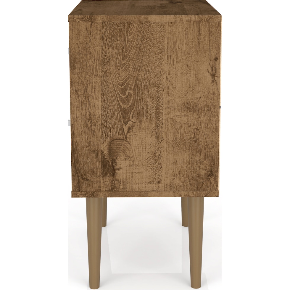 webb brown blue nightstand   
