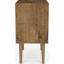webb brown white nightstand   