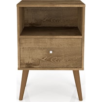 webb dark brown nightstand   
