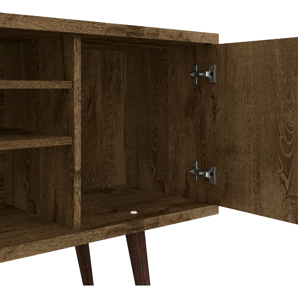 webb dark brown tv stand   