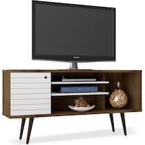 webb dark brown tv stand   