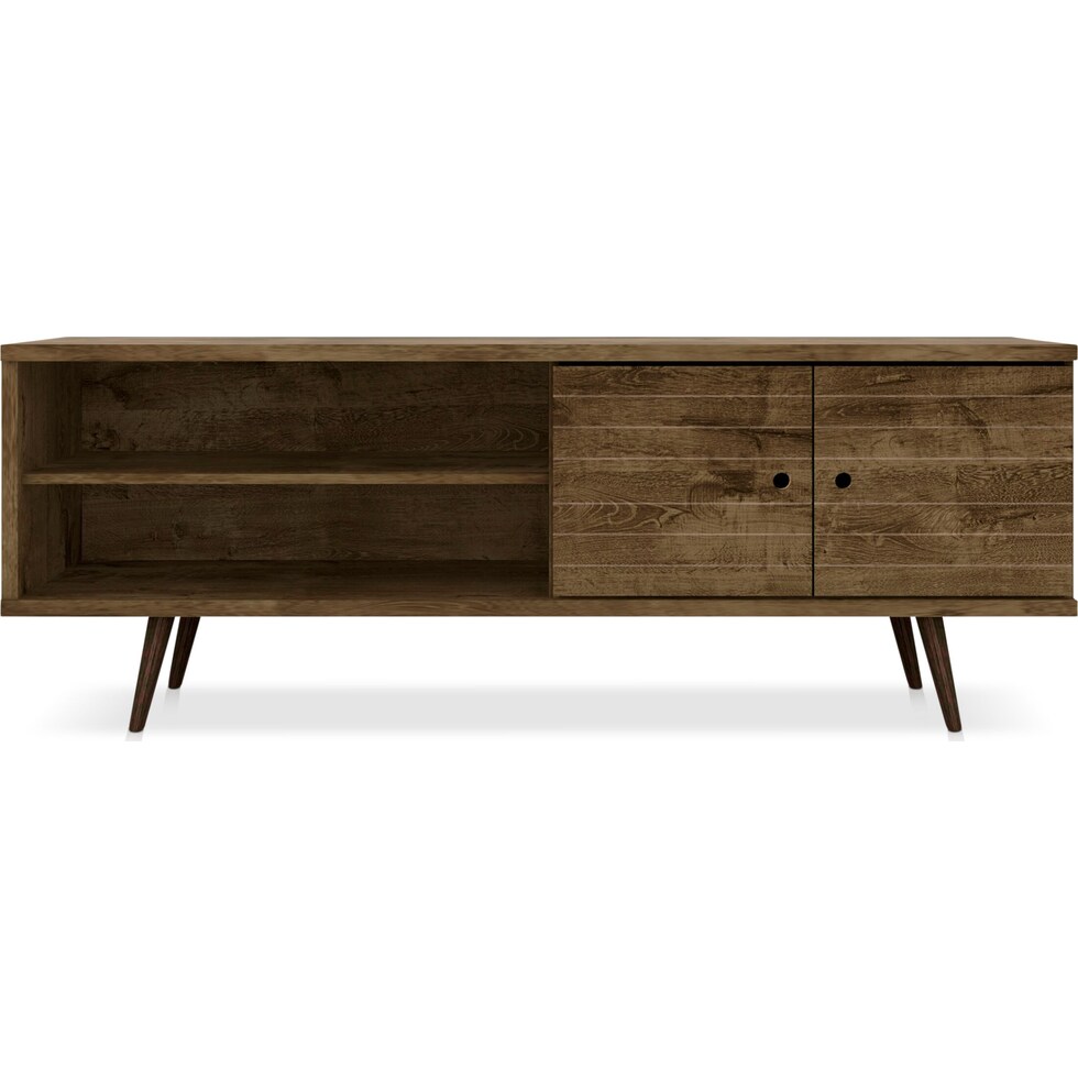 webb dark brown tv stand   