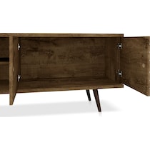 webb dark brown tv stand   
