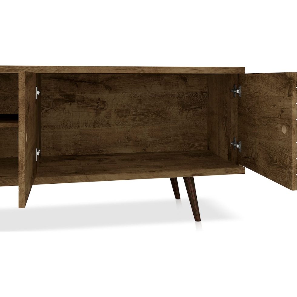 webb dark brown tv stand   