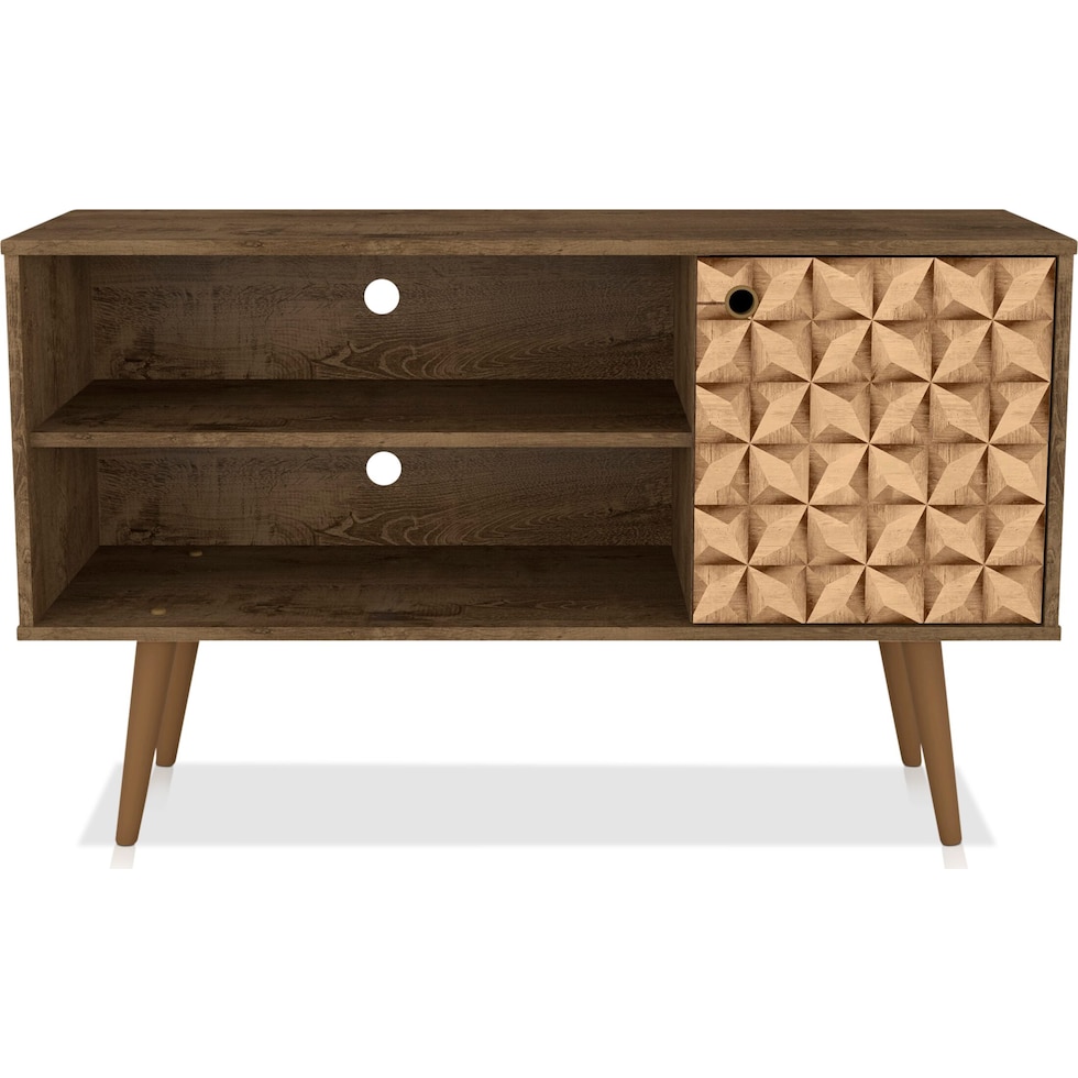 webb dark brown tv stand   