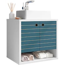 webb white aqua bathroom vanity   