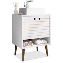webb white bathroom vanity   