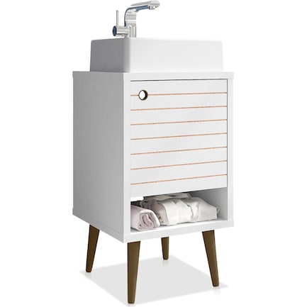 Webb 18" Bathroom Vanity - White