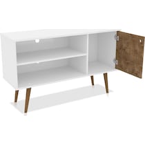 webb white brown tv stand   