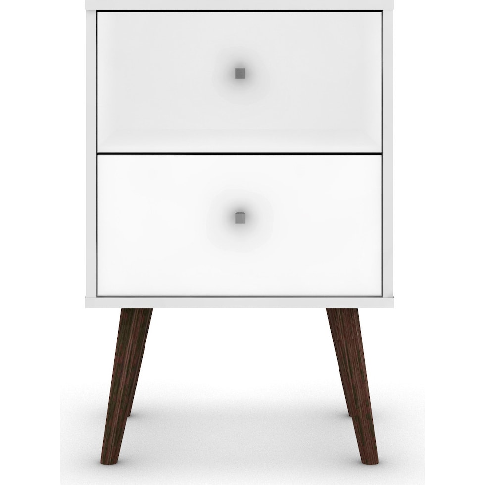 webb white nightstand   