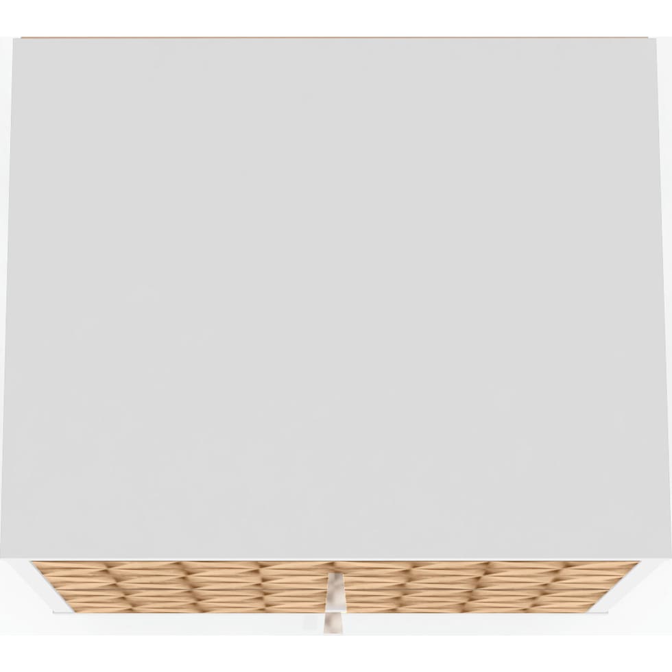 webb white print nightstand   