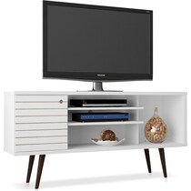 webb white tv stand   