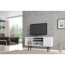 webb white tv stand   