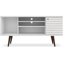 webb white tv stand   