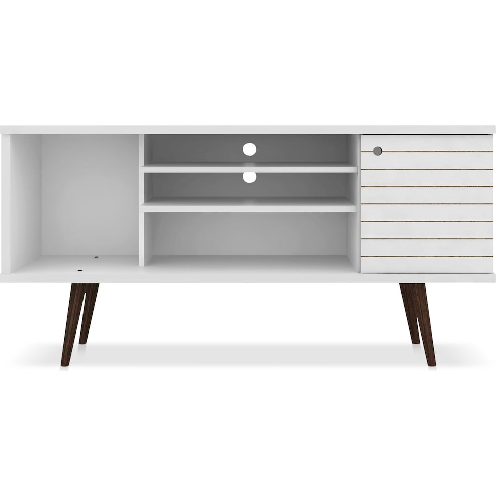 webb white tv stand   