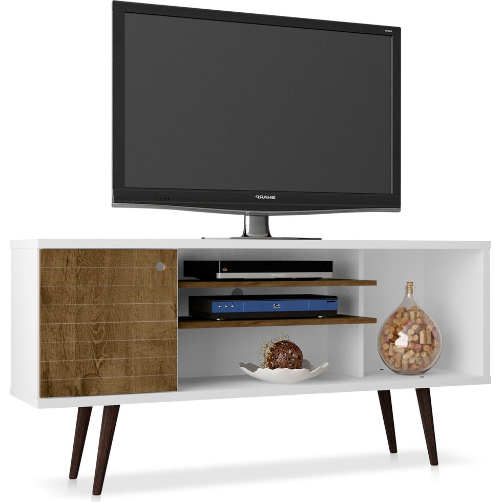 webb white tv stand   