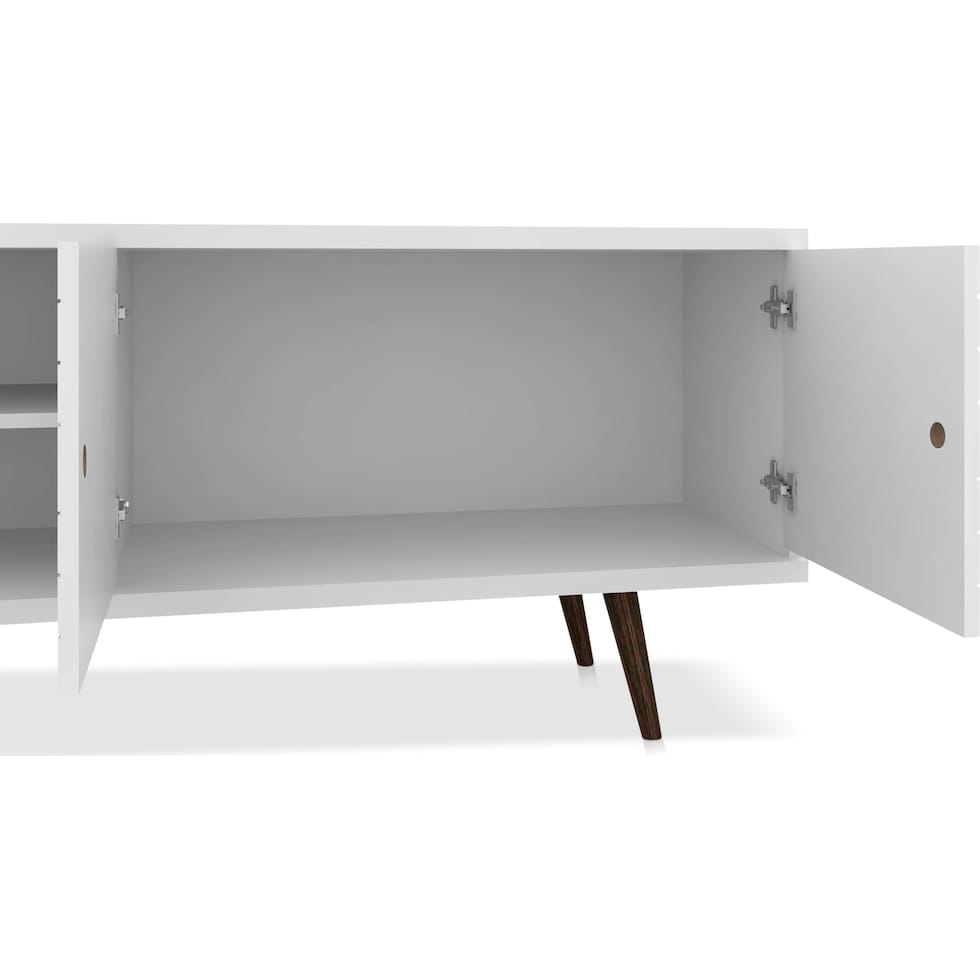 webb white tv stand   